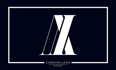 AI or IA Alphabet Letters logo Monogram