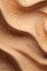 Fototapeta premium Light wood 3D wave background