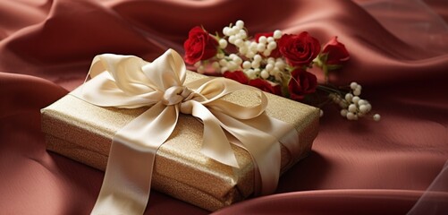 gift box with ribbon