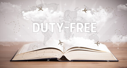 open book, vacation concept concept concept