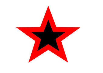 Fototapeta premium Red star 