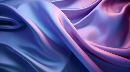 Fototapeta premium Abstract gradient futuristic conceptual background, abstract colored fabric folds with metallic glow, generated by ai.