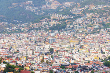 Houses and apartments in Alanya, Turkey.