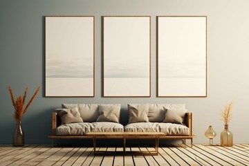 Customizable mockups for wall art allowing artists to display their work effortlessly