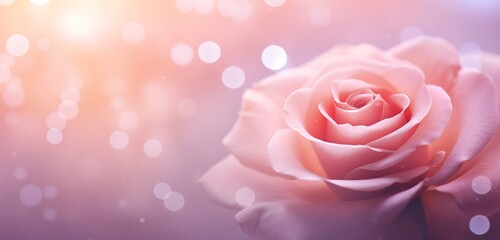 Produce an image of classic beauty with a top-view composition of rose bokeh on an isolated background, showcasing the graceful and captivating allure of the blurred rose petals.