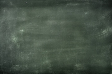 Abstract Chalk Texture on Green Blackboard - School Education Dark Wall Backdrop - Learning Concept - Created with Generative AI Tools
