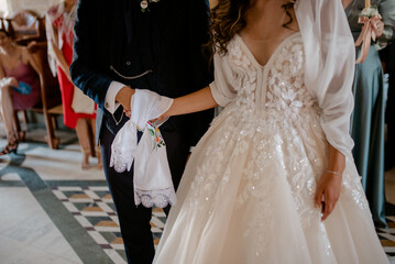 Wedding in the Orthodox Church. Church customs.