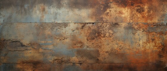 Roughened Metal Patina texture background, roughened metal surfaces with a grunge texture, can be used for printed materials like brochures, flyers, business cards.
 - obrazy, fototapety, plakaty