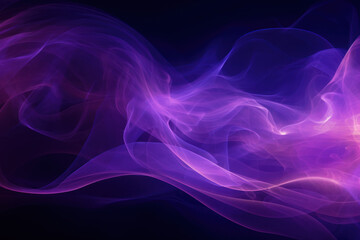 Purple Smoke on Dark Background