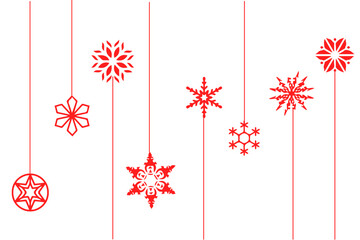 Snowflake Christmas. Snowflake set. Christmas card with snowflake border. Vector eps 10