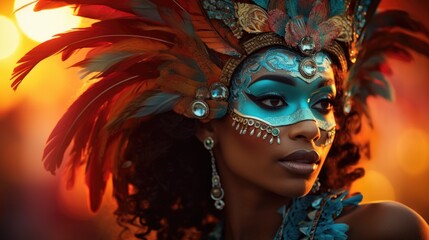 Carnival in Barranquilla, Colombia: A dazzling spectacle of vibrant costumes, rhythmic music, and...