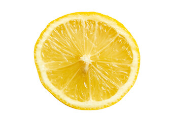 Fresh juicy natural organic lemon fruit cut in half, round split organic natural yellow lemon half...