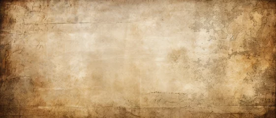 Fotobehang Worn Paper and Ink texture background, Old grunge textured paper background, can be used for printed materials like brochures, flyers, business cards. © png-jpeg-vector
