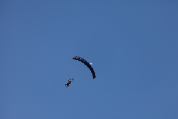 paraglider in the sky