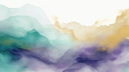 Abstract watercolor background. Hand-drawn illustration. Watercolor texture. Generative AI