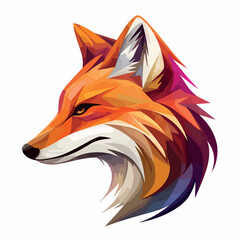 Obraz premium Fox in cartoon, doodle style. Isolated 2d vector illustration in logo, icon style, Eps 10. AI Generative