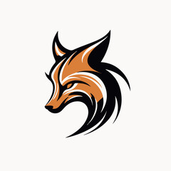 Fox in cartoon, doodle style. Isolated 2d vector illustration in logo, icon style, Eps 10. AI Generative