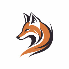 Fox in cartoon, doodle style. Isolated 2d vector illustration in logo, icon style, Eps 10. AI Generative