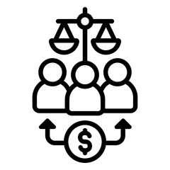 Fototapeta premium fair distribution