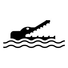 Alligator Sign, Alligator Area Sign