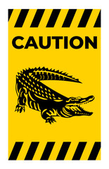 Alligator Sign, Alligator Area Sign