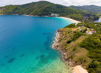 Beautiful sea landscape view at Phuket island Thailand in summer season,Amazing sea ocean background