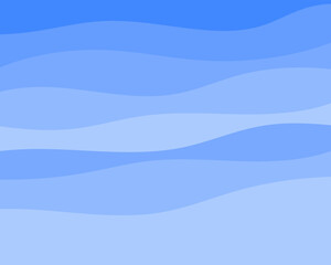 Abstract blue sea wave background. Ocean waves lines  shape Vector eps 10.