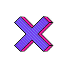 Fototapeta premium Retro Memphis