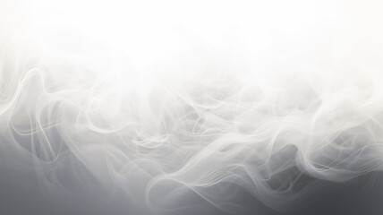 abstract white background glowing smoke curved lines copy space