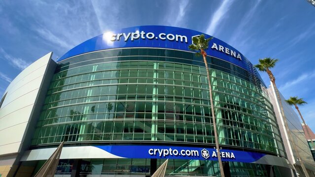 Crypto Com Arena in Los Angeles the former Staples Arena - LOS ANGELES, USA - NOVEMBER 5, 2023