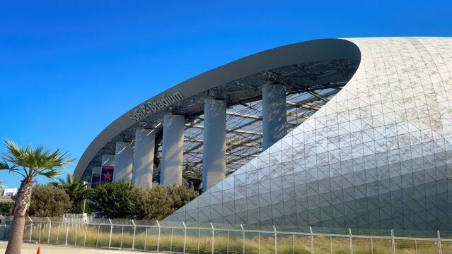 SoFi Stadium in Los Angeles Inglewood - LOS ANGELES, USA - NOVEMBER 5, 2023