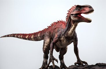 dinosaur predator, Tyrannosaurus Rex, white background