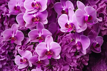 Exotic Orchid Purple: Vibrant Texture of a Captivating Flower
