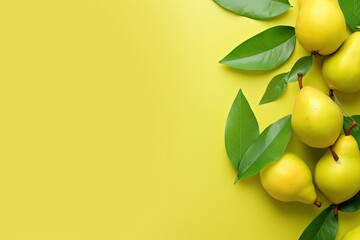 Energetic Pear Color: Fresh Healthy Living Background for a Vibrant Design