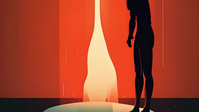 Shining a light on the reality of crying as a sign of extreme fear. . .