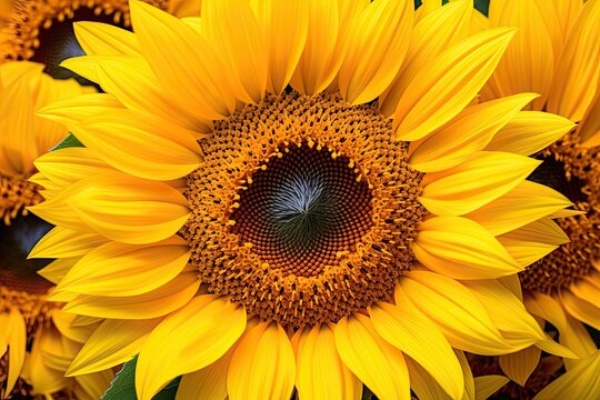 Vibrant Sunflower Color: A Captivating Close-Up of a Cheerful Bloom