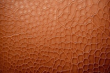 Rugged and Warm: Close-Up of Tanned Leather in Tan Color