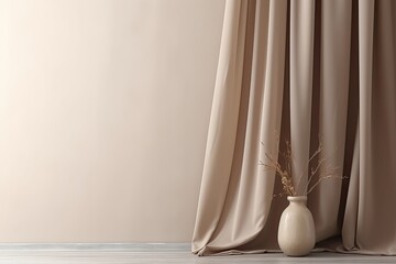 Taupe Chic: Soft Color and Blur Style Background - A Sophisticated and Neutral Design