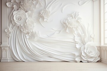 Stylish White Colored Backdrop: A Sophisticated Blend of Purity and Panache