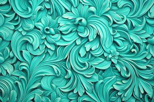 Tiffany Blue Textile Dream: Seamless Bliss in Gorgeous Shades of Tranquil Blue