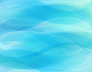 ブルーのウェーブ背景　青い流線の背景素材