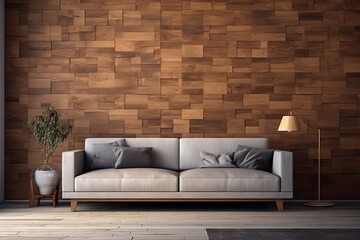 Wood Color Fabric Texture: Interior Wall Design with Rich Surface Appeal