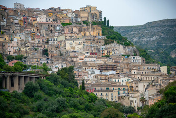 Obraz premium Town of Ragusa - Sicily - Italy