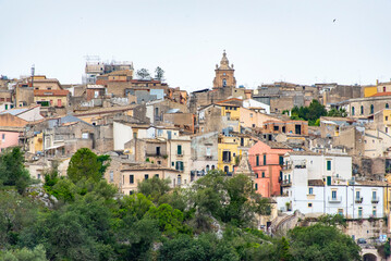 Fototapeta na wymiar Town of Ragusa - Sicily - Italy
