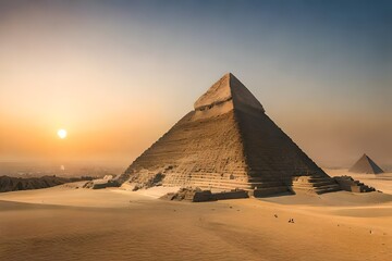 pyramids of giza - obrazy, fototapety, plakaty