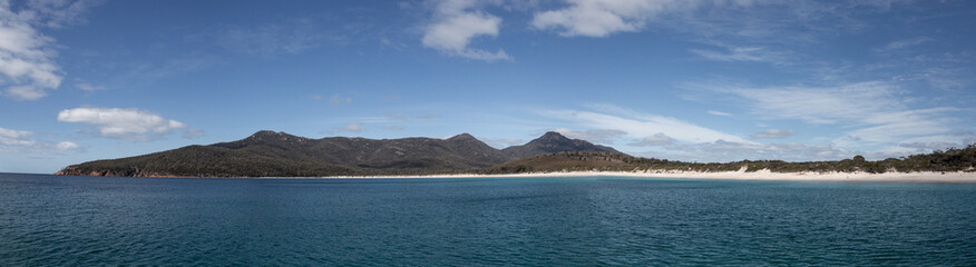Panorama from Wineglass Bay, Tasmania