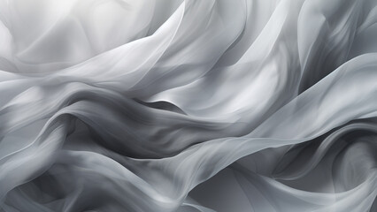 Obraz premium Monochrome Elegance Shades of Light Silver to Charcoal