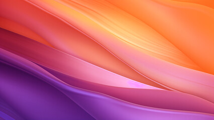 Sunset Hues Blurs in Fiery Orange to Mellow Purple Background