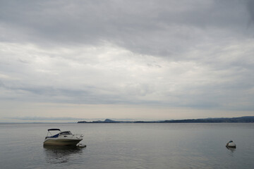 boat on the lake