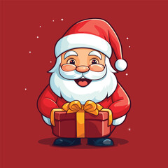 Vector Santa Symphony Festive Design